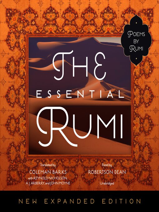 Title details for The Essential Rumi by Jalal ad-Din Muhammad  Rumi - Wait list